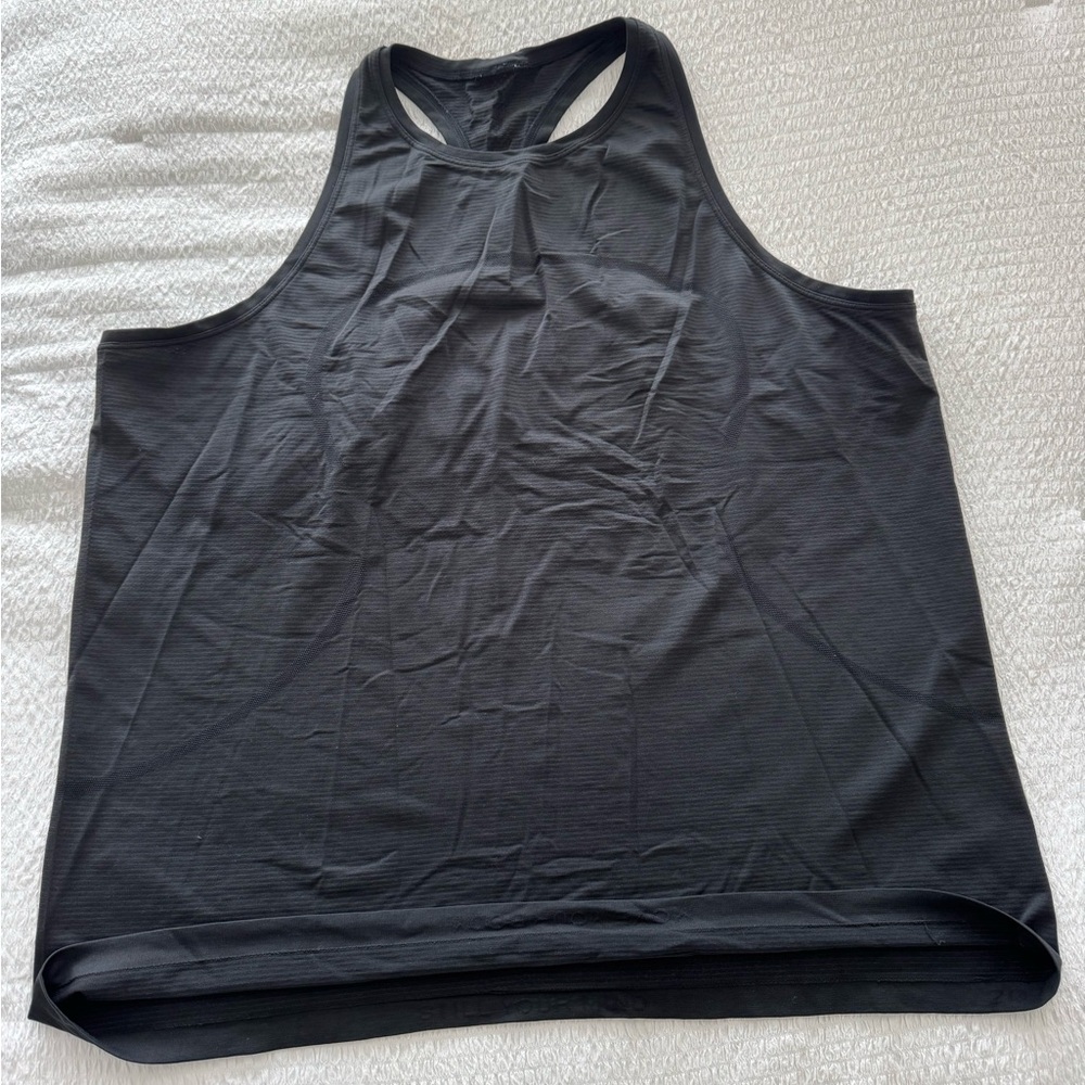 Lululemon Swiftly Tech High Neck Tank, Black, Size 20